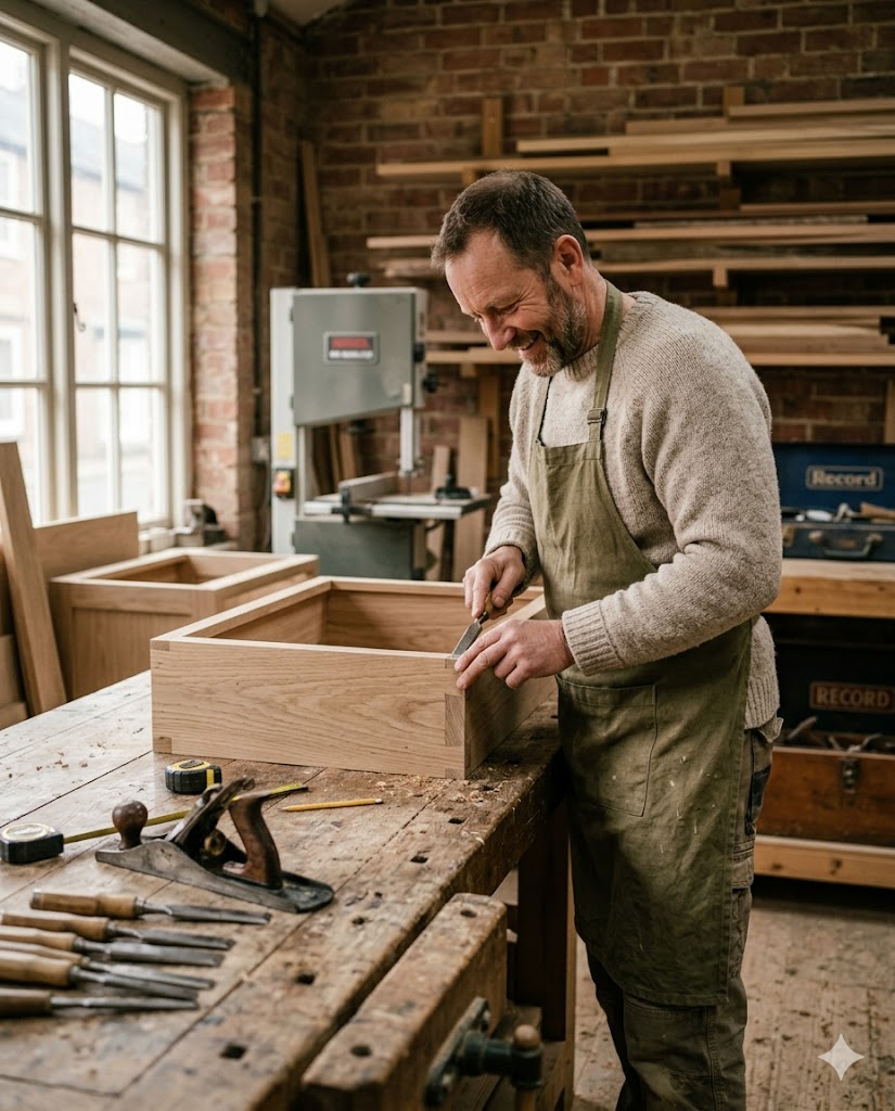 Carpenter at work